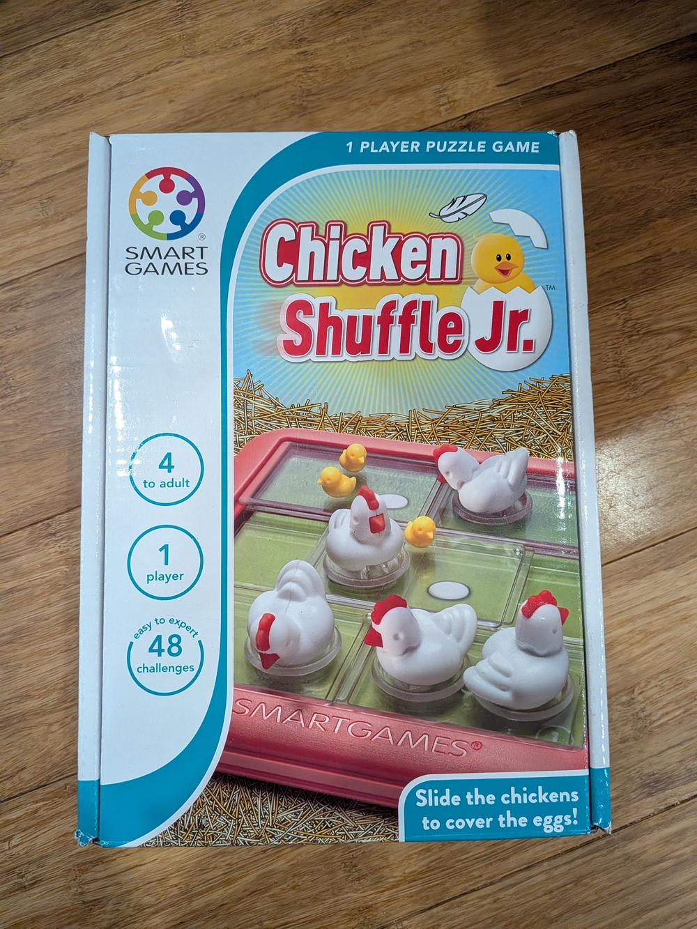 Chicken Shuffle Jr. one player strategy game